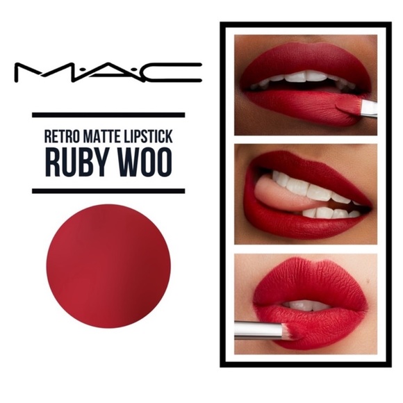 NEW MAC Ruby Woo Retro Lipstick - Picture 9 of 13